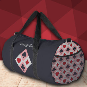 Vintage Playing Cards Colors Duffle Bag