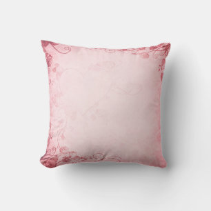 Vintage Plum Rose Cushion