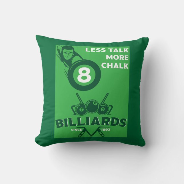 Vintage Pocket Billards Cushion (Front)