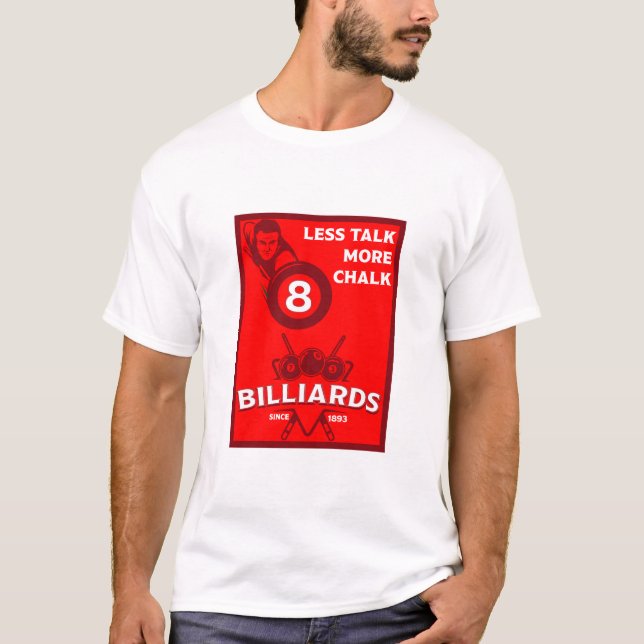 Vintage Pocket Billards T-Shirt (Front)