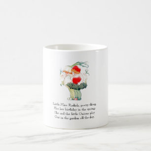 Vintage Poem Radish Onion Cute Kids Mug