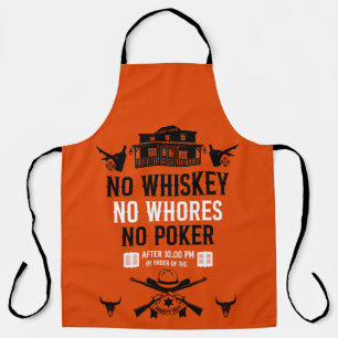 Vintage Poker Player  Apron