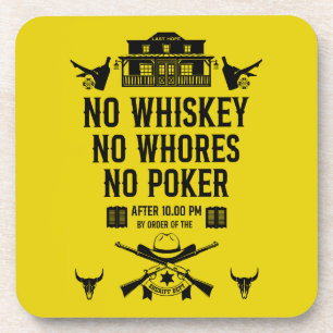 Vintage Poker Player Coaster