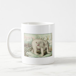Vintage Polar Bear Art Coffee Mug