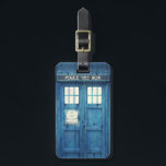 Vintage Police phone Public Call Box Luggage Tag<br><div class="desc">Hello,  this design represents a vintage police phone public call box typically British.</div>