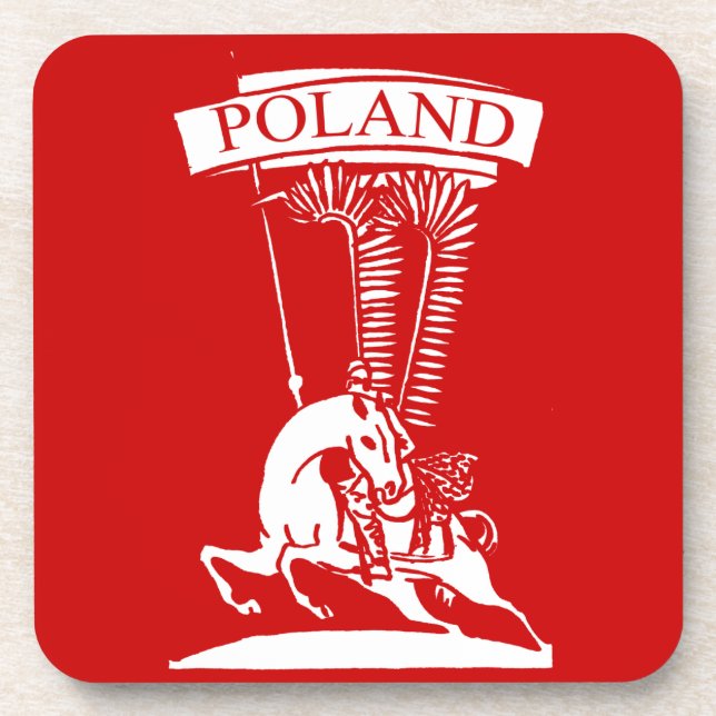 Vintage Polish Winged Hussar Coaster (Front)