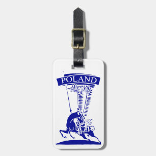 Vintage Polish Winged Hussar Luggage Tag