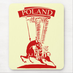 Vintage Polish Winged Hussar Mouse Pad