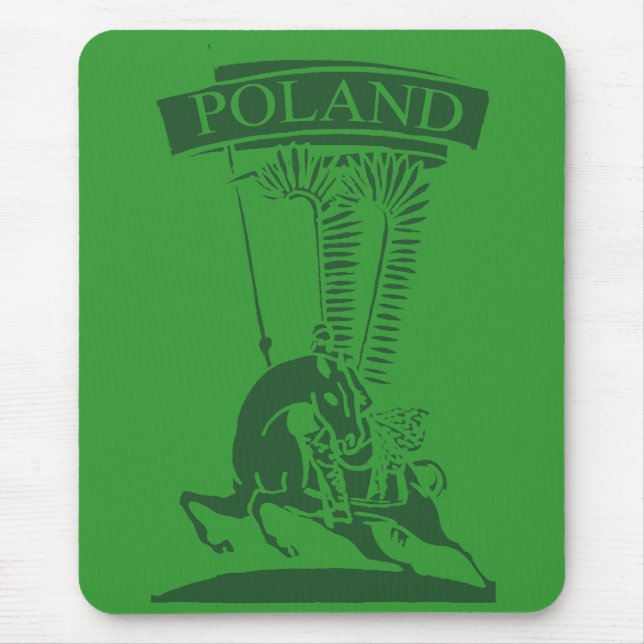 Vintage Polish Winged Hussar Mouse Pad (Front)