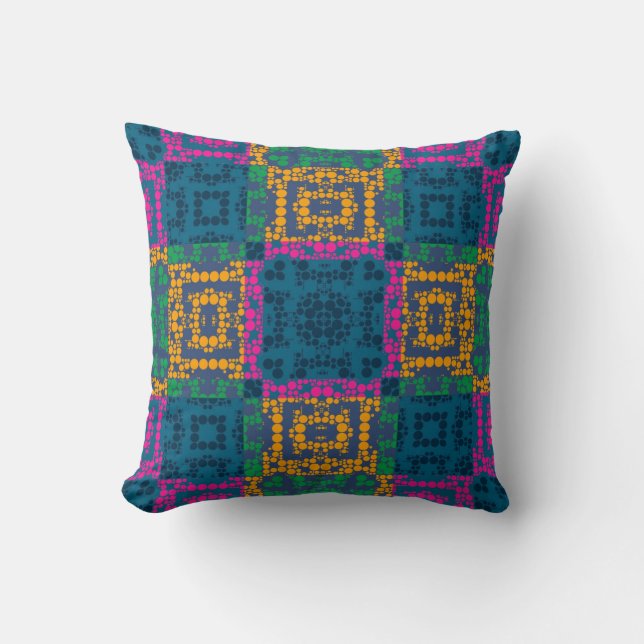 Vintage Polka Dot Seamless Pattern Art Design Cushion (Front)