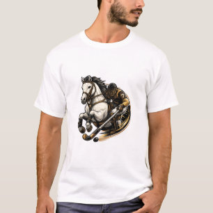 Vintage Polo Player Horse Graphic Men's T-Shirt