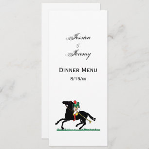 Vintage Polo Player on Pony Invitation