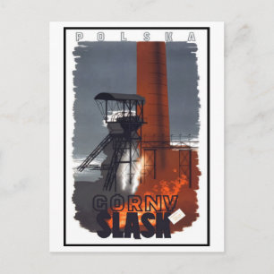 Vintage Polska Poland Slask Postcard
