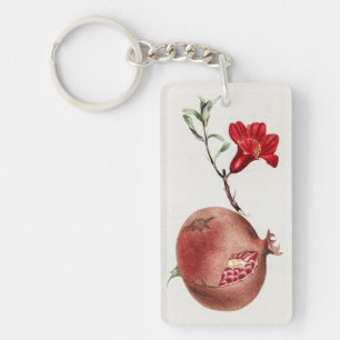 Vintage pomegranate key ring