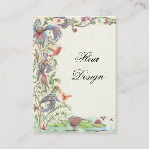 Vintage Pond Scene Business Card