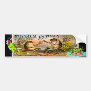 "Vintage Ponds Extract ad-Bumper Sticker!" Bumper Sticker