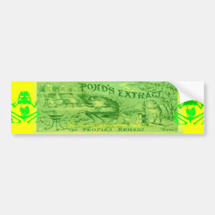 "Vintage-Ponds Extract-The Peoples Remedy" ad- Bum Bumper Sticker