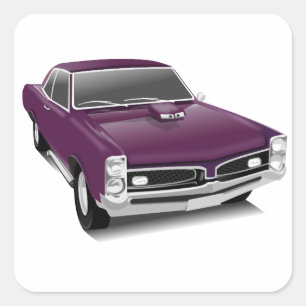 vintage pontiac gto customise me sticker