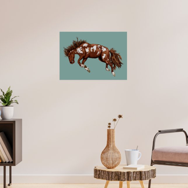 Vintage pony poster (Living Room 3)
