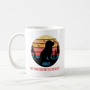 Vintage Poodle Retro Sun Cool Dog Lover Coffee Mug