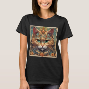Vintage Pop Art, Louis Wain Beautiful Cat T-Shirt