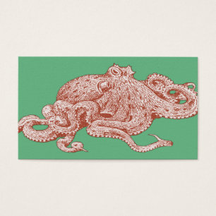 Vintage Pop Art Octopus