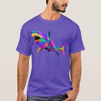 Vintage Pop Art Shark T-Shirt