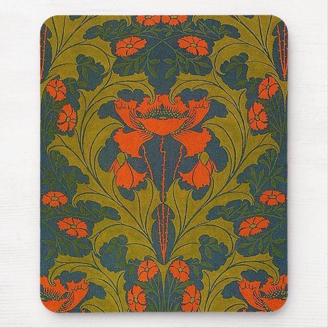 Vintage Poppies by Harry Napper Mouse Pad (Front)