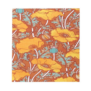 Vintage Poppy Notepad
