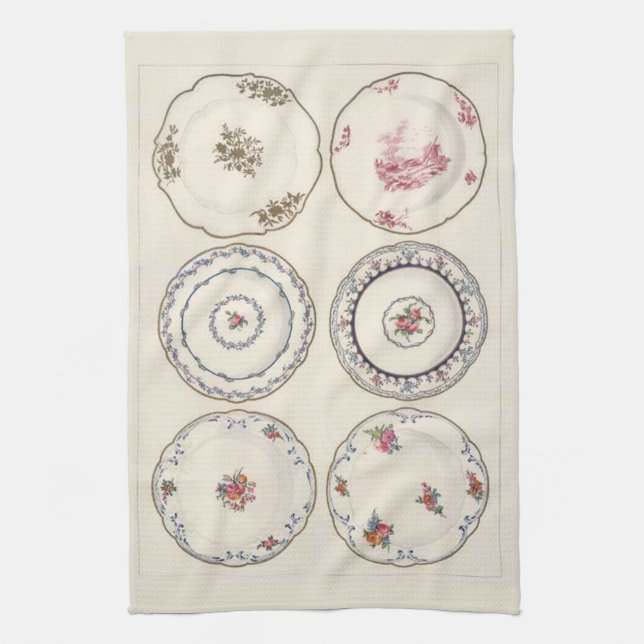 Vintage Porcelain Kitchen Towel (Vertical)
