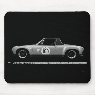 Vintage Porsche Race Car Mouse Pad