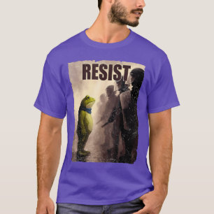Vintage Portland 2025 Resist Frog Protest Men Wome T-Shirt