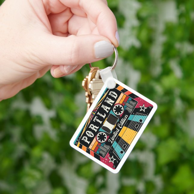 Vintage Portland City Limited Edition Key Ring (Hand)