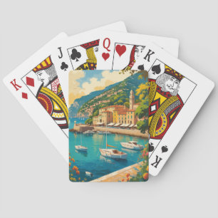 Vintage Portofino Genova Italy Playing Cards