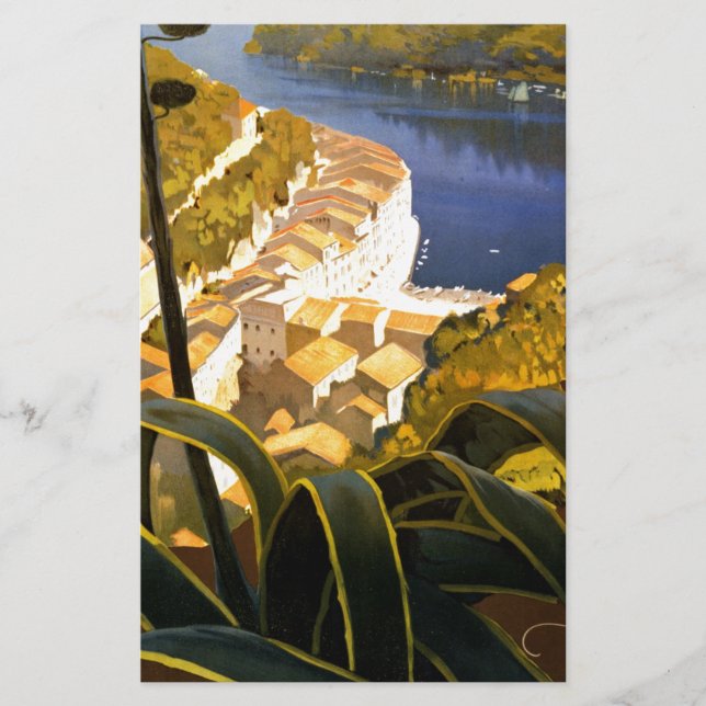 Vintage Portofino Italy Stationery (Front)