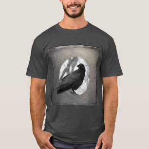 Vintage portrait Crow T-Shirt