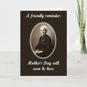Vintage Portrait Mothers Day Card