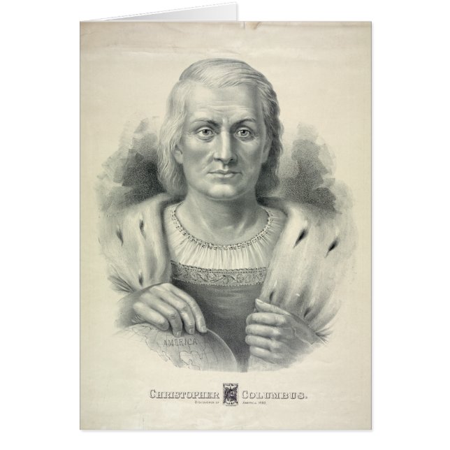 Vintage Portrait of Christopher Columbus (Front)