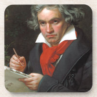 Vintage portrait of composer, Ludwig von Beethoven