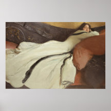 Vintage Portrait Woman Painting Classic Art