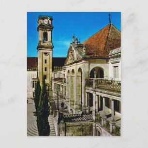 Vintage Portugal,  Coimbra, University Postcard