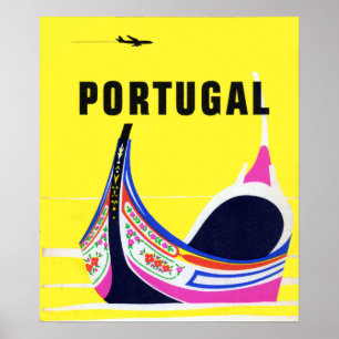 Vintage Portugal Travel Poster