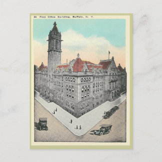 Vintage Post Office Buffalo, New York Postcard
