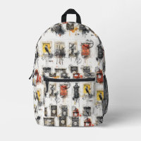 Vintage Postage Stamp Bag