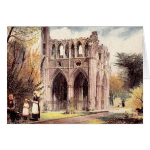 Vintage Postcard Dryburgh Abbey, Scotland