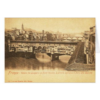 Vintage Postcard, Florence, Italy