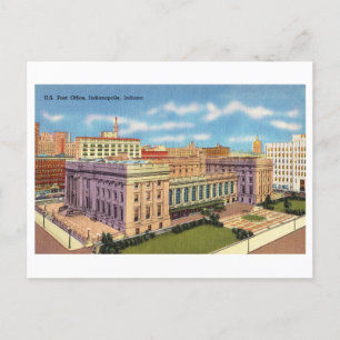 Vintage Postcard Indianapolis Federal Building