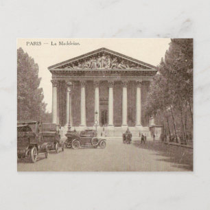 Vintage Postcard of La Madeleine Paris