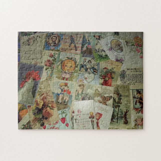 Vintage Postcard Puzzle (Horizontal)