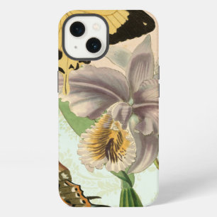 Vintage Postcard with Butterflies and Flowers iPhone 13 Case